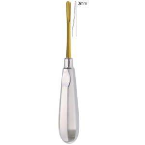 Luxator gerade 3 mm
