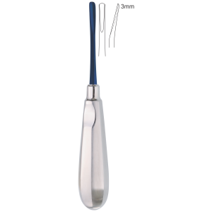 Luxator gebogen 3 mm