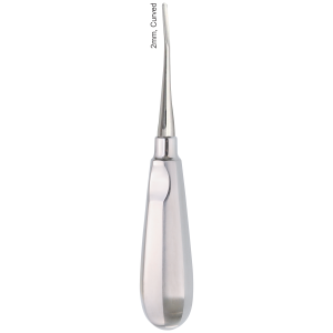 Luxationsinstrument 2 mm, gebogen
