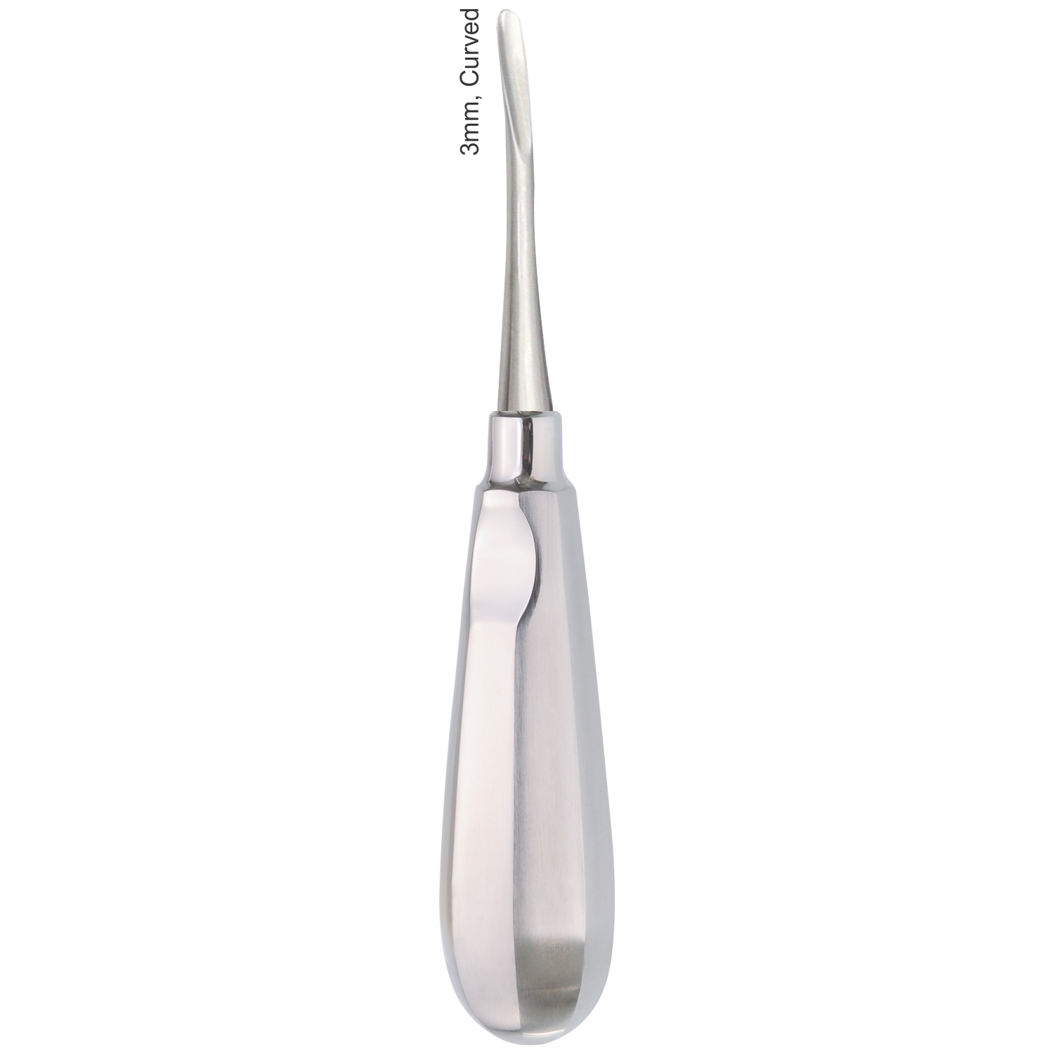 Luxationsinstrument 3 mm, gebogen