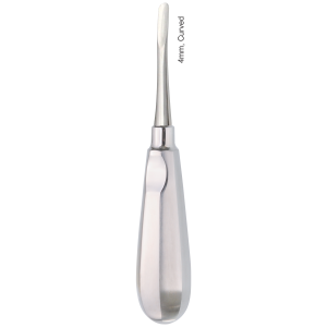 Luxationsinstrument 4 mm, gebogen