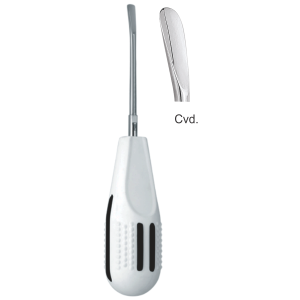 Luxator 5C gebogen, 5 mm, Kunststoffgriff