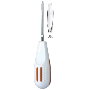 Luxator 5DE gerade, 5 mm, Kunststoffgriff