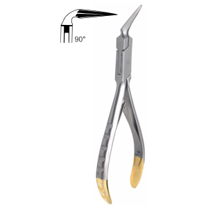 Splitterpinzette 18 cm, 45°