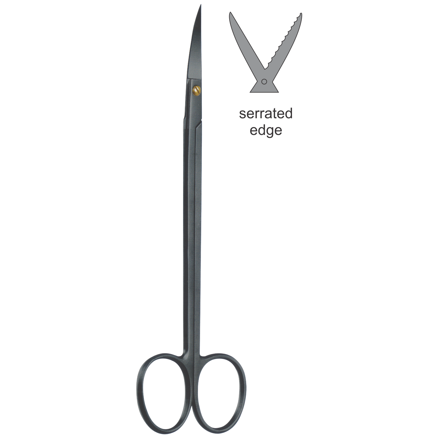 Kelly Schere Hartmetall Super Cut, schwarz