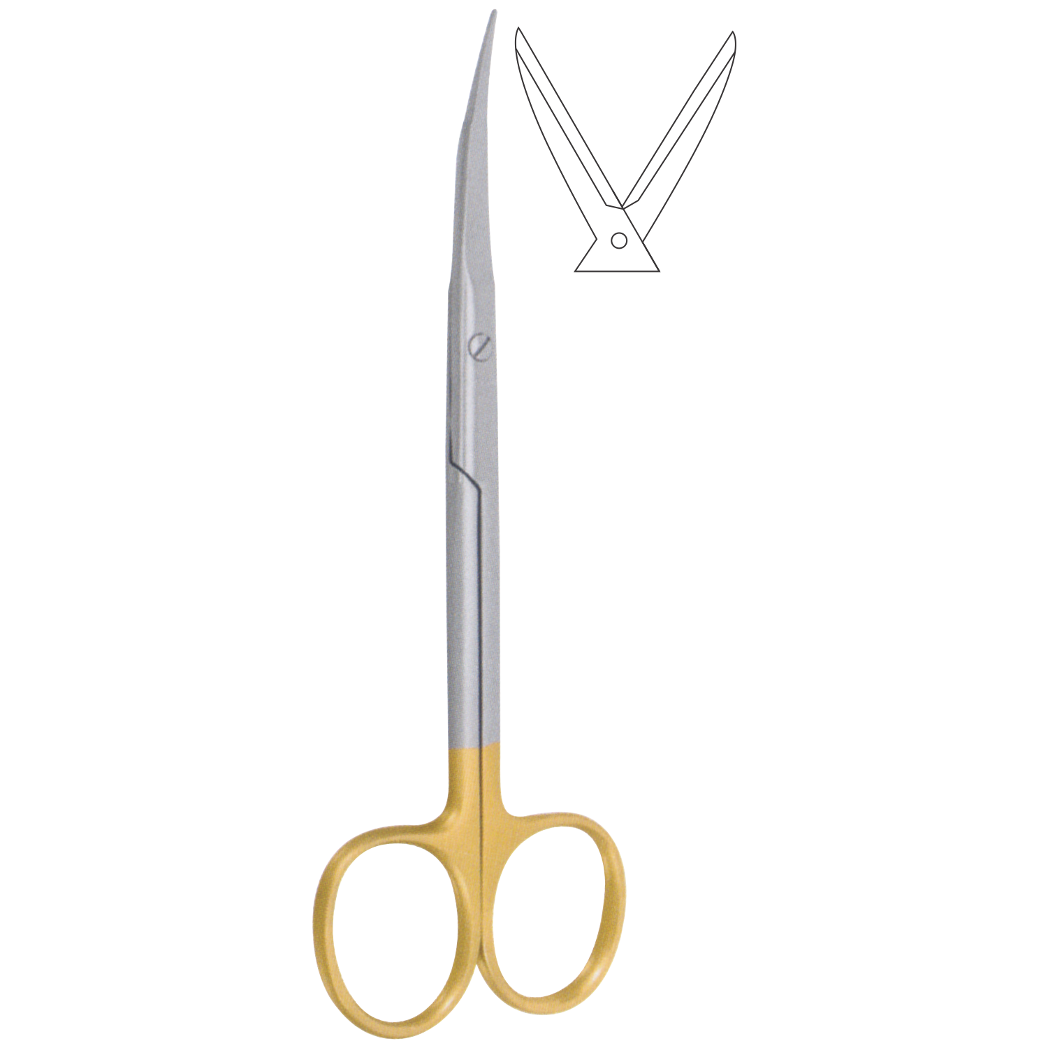 Goldman-Fox Schere Hartmetall, 13 cm