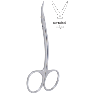 La Grange Schere Standard, doppelt gebogen, 11,5 cm