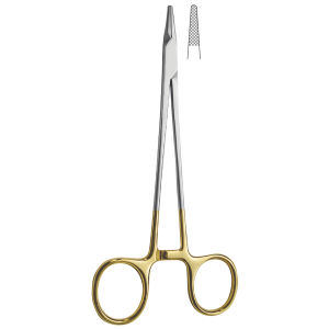 Crile-Wood Nadelhalter 15 cm, gerade