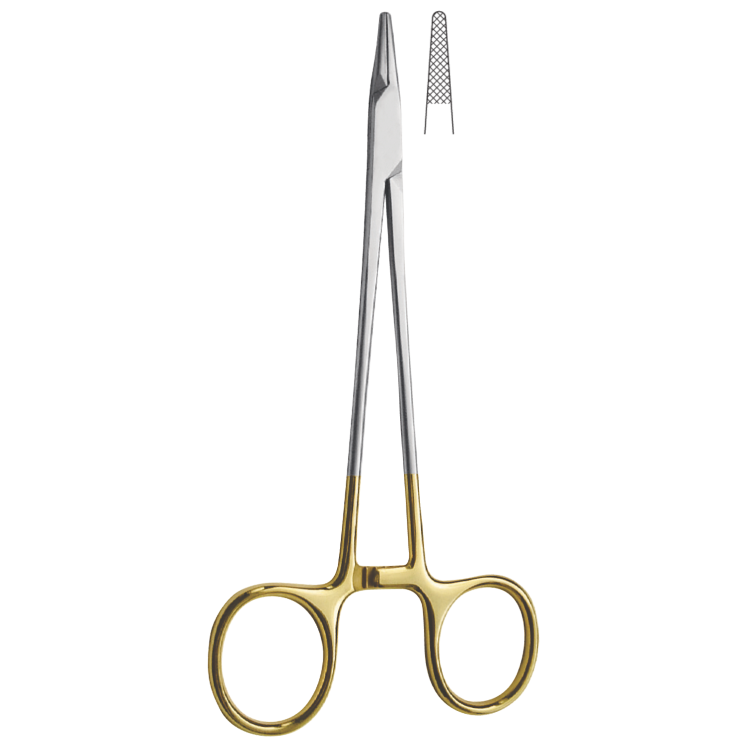Crile-Wood Nadelhalter 15 cm, gerade