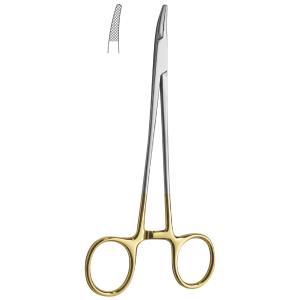 Crile-Wood Nadelhalter 15 cm, gebogen