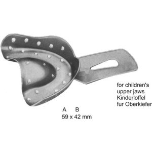 Abdrucklöffel für Kinder Oberkiefer