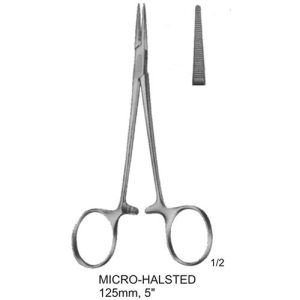 MICRO HALSTED Arterienklemme gerade